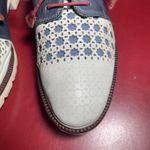 Pikolinos Womens Leather Laser Cut Lace Up Oxford Shoes EU 40 US 9 9.5 Comfort Blue Photo 5