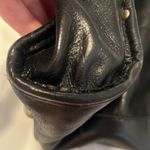 Perlina large black leather handbag 3 inside 1 outside zip pockets EUC Photo 14