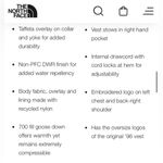 The North Face Nuptse 700 down fill puffer vest Photo 10