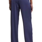 Good American Satin Blue Rinse Pants Women’s Navy Blue Size 14/ 32 Photo 1