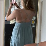 BOUTIQUE Teal Summer Flowy Dress Green Size M Photo 3