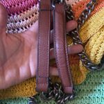 KURT GEIGER LONDON Chelsea Rainbow Raffia Open Top Convertible Straw Tot… Gold Photo 11