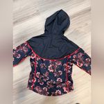 Nike NWOT Floral Navy Jacket Photo 4