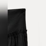 ZARA NWT skort— black ruffle fluid mini skirt with built in shorts Photo 7
