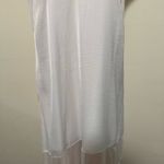 ERA by Kymerah silky chiffon paneled white maxi dress woman size small Photo 2