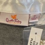 Quacker Factory  Gray Sweater with Pearl Details Photo 1