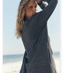 Free People FP Beach ☀︎︎ Bicoastal Open Duster Long Cardi ☀︎︎ Charcoal ☀︎︎ Small Gray Photo 2