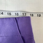 J.Crew NWT Women's Pintuck suit short in bi-stretch cotton blend purple size 12 Photo 9