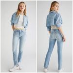 đź’•MOTHER SUPERIORđź’• The Flirt Fray Jeans ~ I Confess 25 NWOT Blue Photo 1