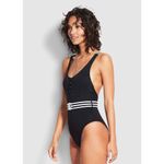 Seafolly New.  belted one piece. US Size 8. Retails $149 Photo 3