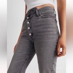 Madewell NWT:  90s straight jean in burwick wash cross tab button fly Photo 4