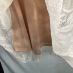 potter's pot Potter's‎ Pot Cream Lace Pleated Skirt Lined Womens Size S Romantic Feminine New Photo 6