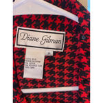 Diane Gilman Women's Dress & Jacket M Red Black Photo 1