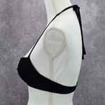 Aerie Black Padded Halter Knot String Brooke Bra Bikini Top 32B Photo 4