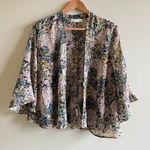 Staring At Stars Staring at Star Women's Floral Kimono Cardigans Chiffon Open Front Cover Size S Photo 0