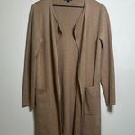 J.Crew 365 Tan Juliette Collarless Sweater-Blazer Size XS Photo 0