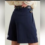 STAUD 
Luisa pleated twill shorts size 12 Photo 2