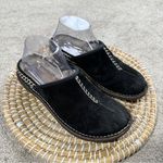 UGG  Women’s Kohala Suede Mules Leather Slip On Clogs Sheepskin Shearling Black 8 Photo 0