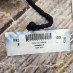 frankie's bikinis Frankie’s Bikinis Mimi Top Crochet High Neck Black Small NWT Photo 5