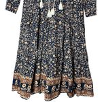 Christy Dawn Paloma Dress Navy Anemone Vine Petite Small Photo 7