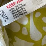 Anthropologie Yellow Floral Babydoll Tiered Midi Dress Small 3/4 Sleeve Boho Photo 7