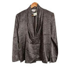 Anna Kriste One Button Light Jacket Vintage NWT Size 8‎ Gray Photo 2