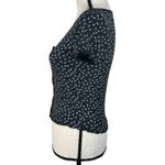 American Eagle  Small Soft & Sexy Rib Top Floral Snap Front Scoop Neck Stretch Photo 5