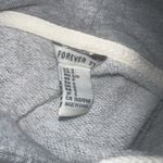 Forever 21 Women’s Cropped Hoodie Small Gray Graphic London LA New York Tokyo Photo 3