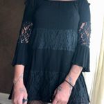 Simple Lace Mini Dress Casual Photo 0