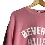 Departure Beverly Hills Pink Crewneck Graphic Long Sleeve Pullover Sweatshirt M Size M Photo 5