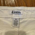 D. Jeans  white wide leg button fly jeans size 16 Photo 2