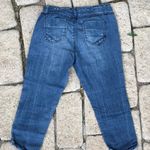 Uproar denim embroidered patchwork capri pants Photo 1