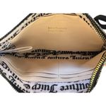 Juicy Couture Y2K  Iconic Signature Black Logo Wristlet Clutch Wallet NEW Photo 2