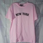 Pretty Little Thing  baby pink New York t-shirt NWT Photo 0