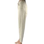 H&M Women's Cream High Waisted Straight Casual Cropped Denim Jeans Size 6 Photo 1