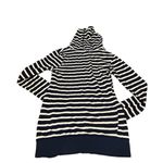 Chance or Fate Blue, White, and Pink  Striped Long Sleeve Sweatshirt Juniors Photo 1