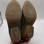 Musse & Cloud Musse &‎ Cloud Athena Leather Gray Laser Cutout Ankle Booties Size 7 Photo 5