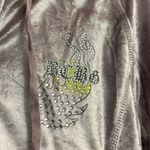 BCBGMAXAZRIA  Pink Misted Grape Velour Tracksuit XL Photo 3