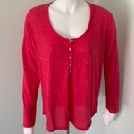 Victoria's Secret Victoria’s Secret Red long sleeve pajama shirt and pink plaid pants size small Photo 2