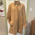 Banana Republic  Classic Tan pea Coat collared and zipped Photo 2