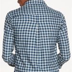Toad & Co. Women’s Dakotah Flannel Travel Shirt Blue Green Plaid XL Photo 1