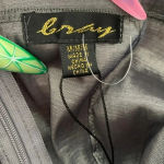 Cray Silver Black Strapless Bow Dress Size M Silver Size M Photo 4