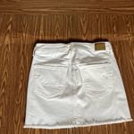 American Eagle  High-Rise Mini Denim Skirt size
4 white Photo 2