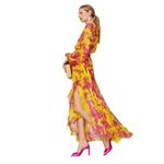 Caroline Constas Liv Maxi Dress in Yellow XSmall Womens Long Gown Size XS Photo 2