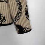 Handmade Vintage Womens Abstract Mixed Media Fine European Reversible Tapestry Jacket Med Photo 2