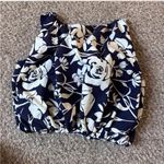 A New Day Floral Navy and White Women's Top Photo 6