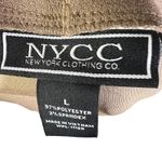 NYCC Brown Cargo Belted Midi Skirt Button Front Pockets Womens Size M Size L Photo 3