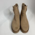 Blondo waterproof tan suede combat boots lug Sole size 8 Photo 1