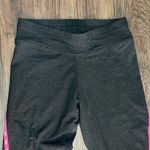 PINK - Victoria's Secret Victoria’s Secret PINK Gray White Pink Yoga Leggings Pants Size Medium Photo 5