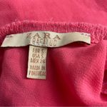 ZARA Basics Texture Front Sheer Back Tank Blouse S Preppy Coconut Girl Festival Photo 7